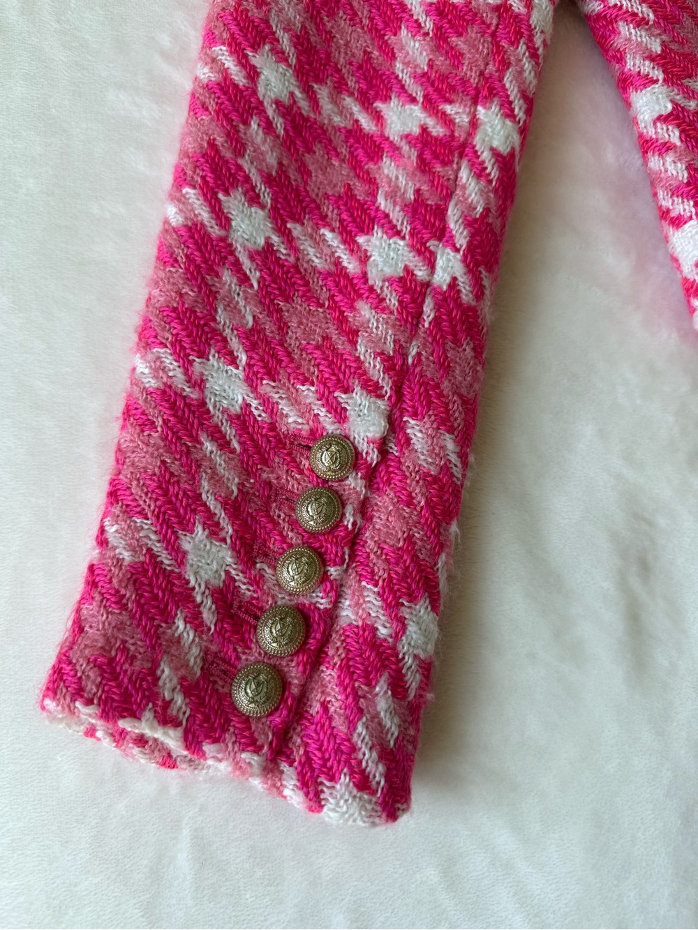 Pink Tweed Jacket and Skirt Set - Picture 5 of 7